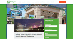 Desktop Screenshot of holidayinnniagarafalls.com