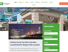 Tablet Screenshot of holidayinnniagarafalls.com